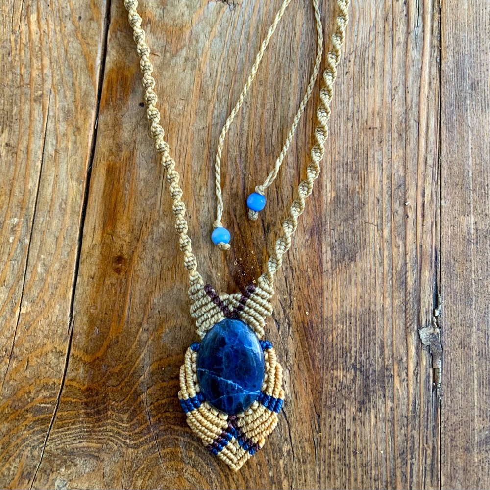 NWOT One Of A Kind Bohemian Lapis Choker